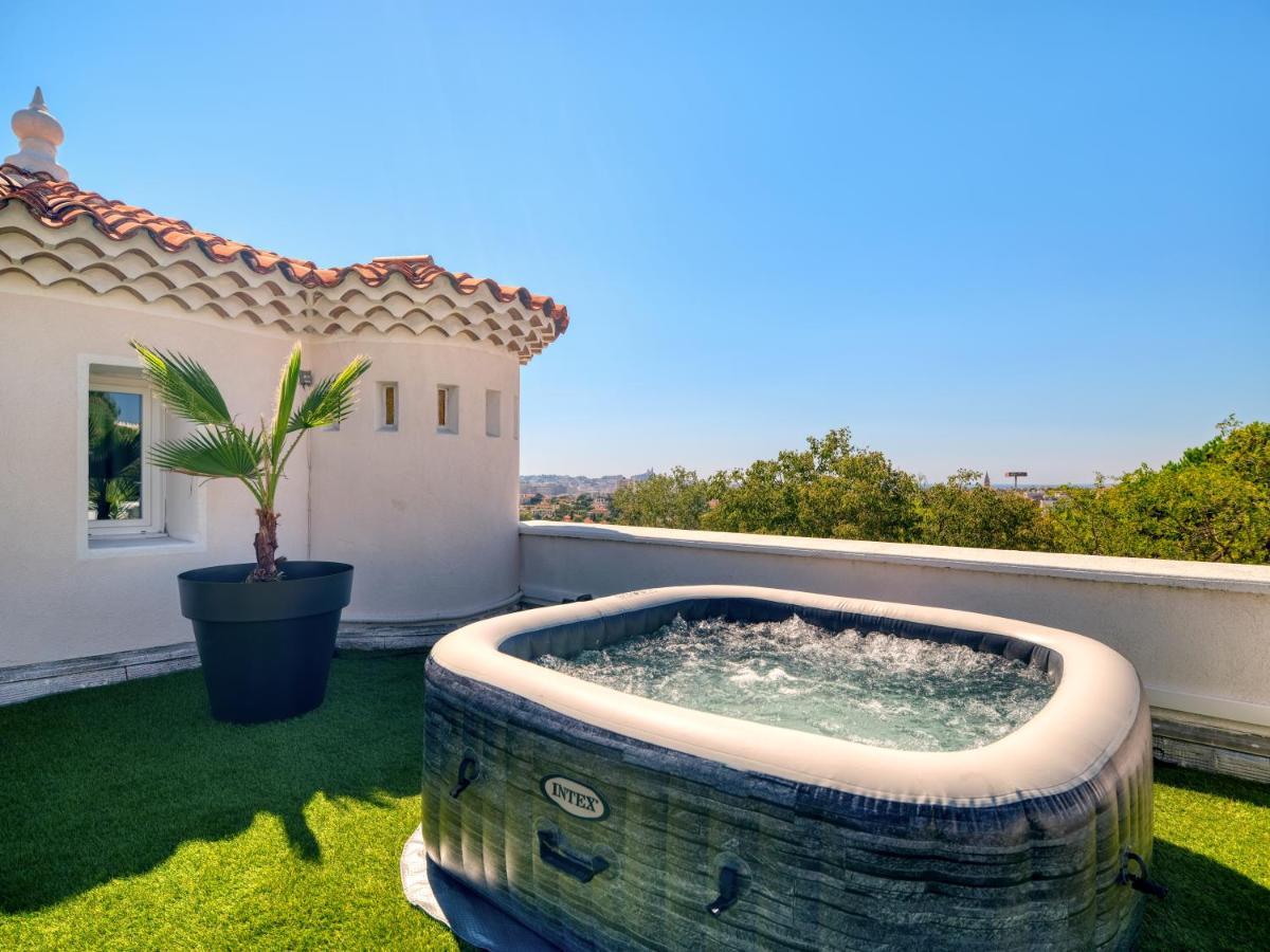 شقة La Bastide De Saint Barnabe - Jacuzzi Terrasse Clim Wifi Parking Petanque مارسيليا المظهر الخارجي الصورة