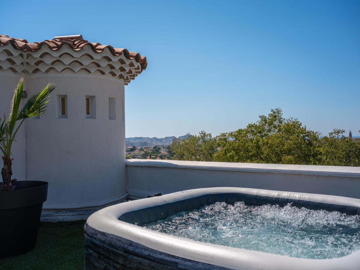 شقة La Bastide De Saint Barnabe - Jacuzzi Terrasse Clim Wifi Parking Petanque مارسيليا المظهر الخارجي الصورة